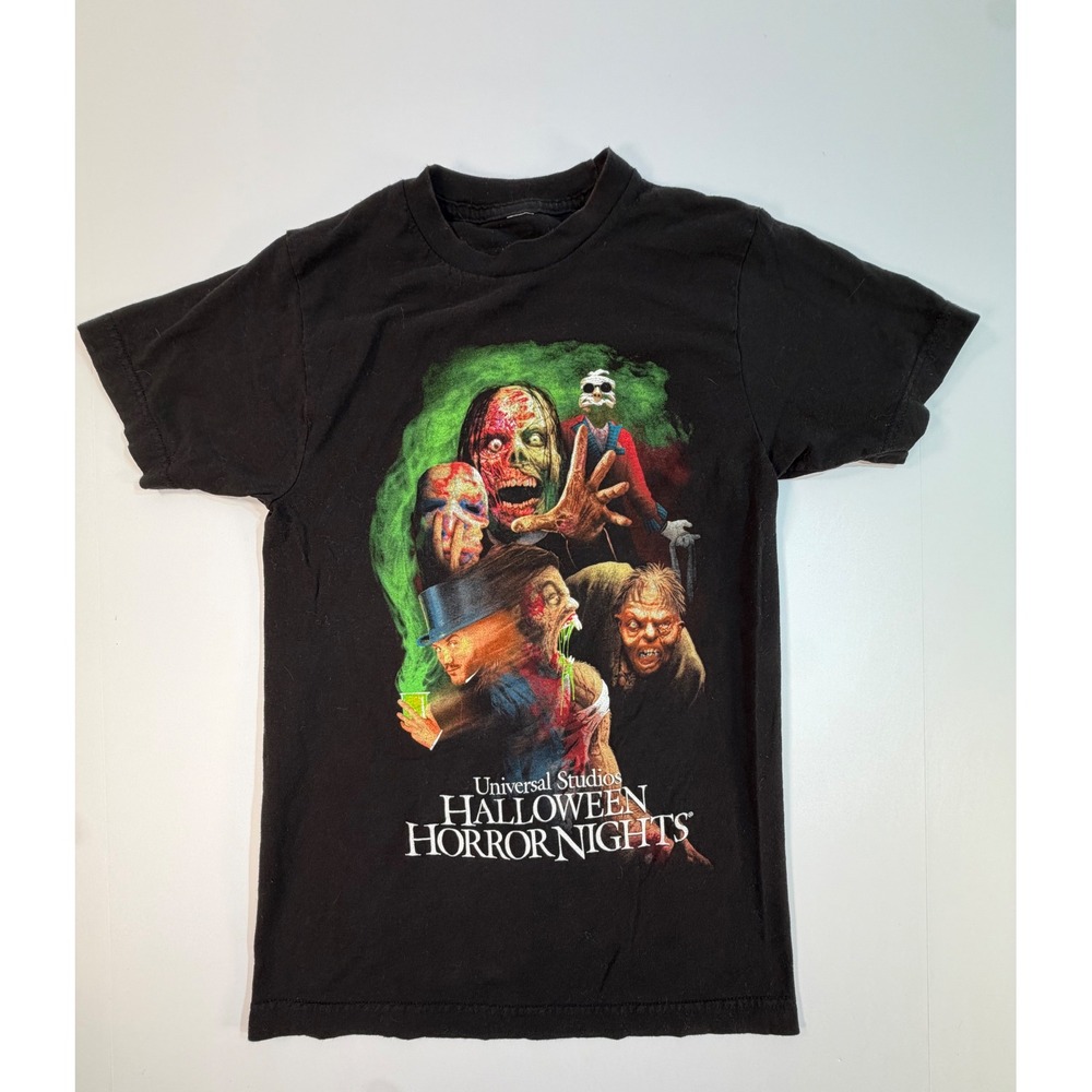 Universal Studios Halloween Horror Nights Graphic T-Shirt‎ Black XS Horror Fan
